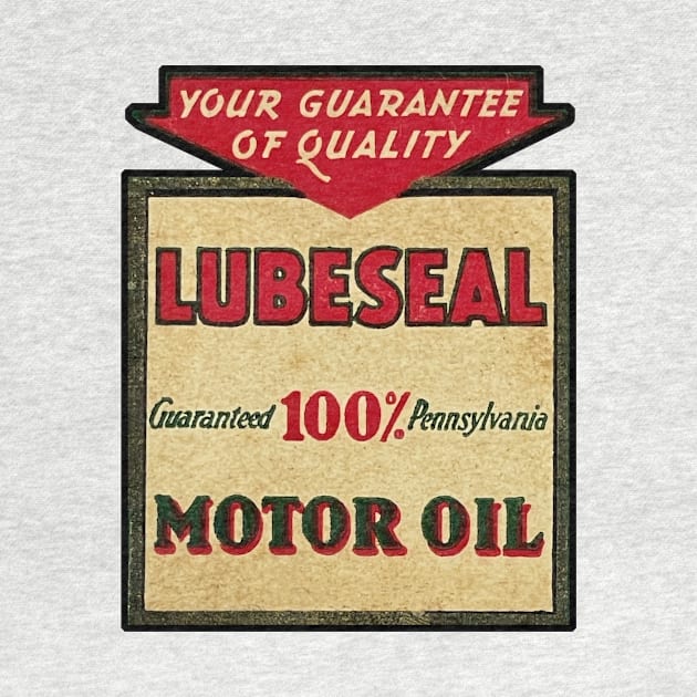 Lubeseal Motor Oil by Wright Art